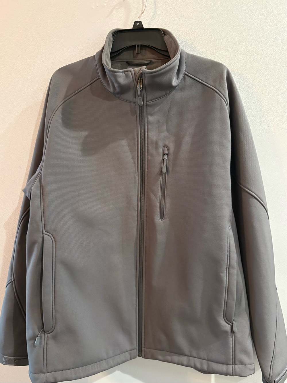 Kirkland Signature Men's Full Zip Gray Jacket/Size XL